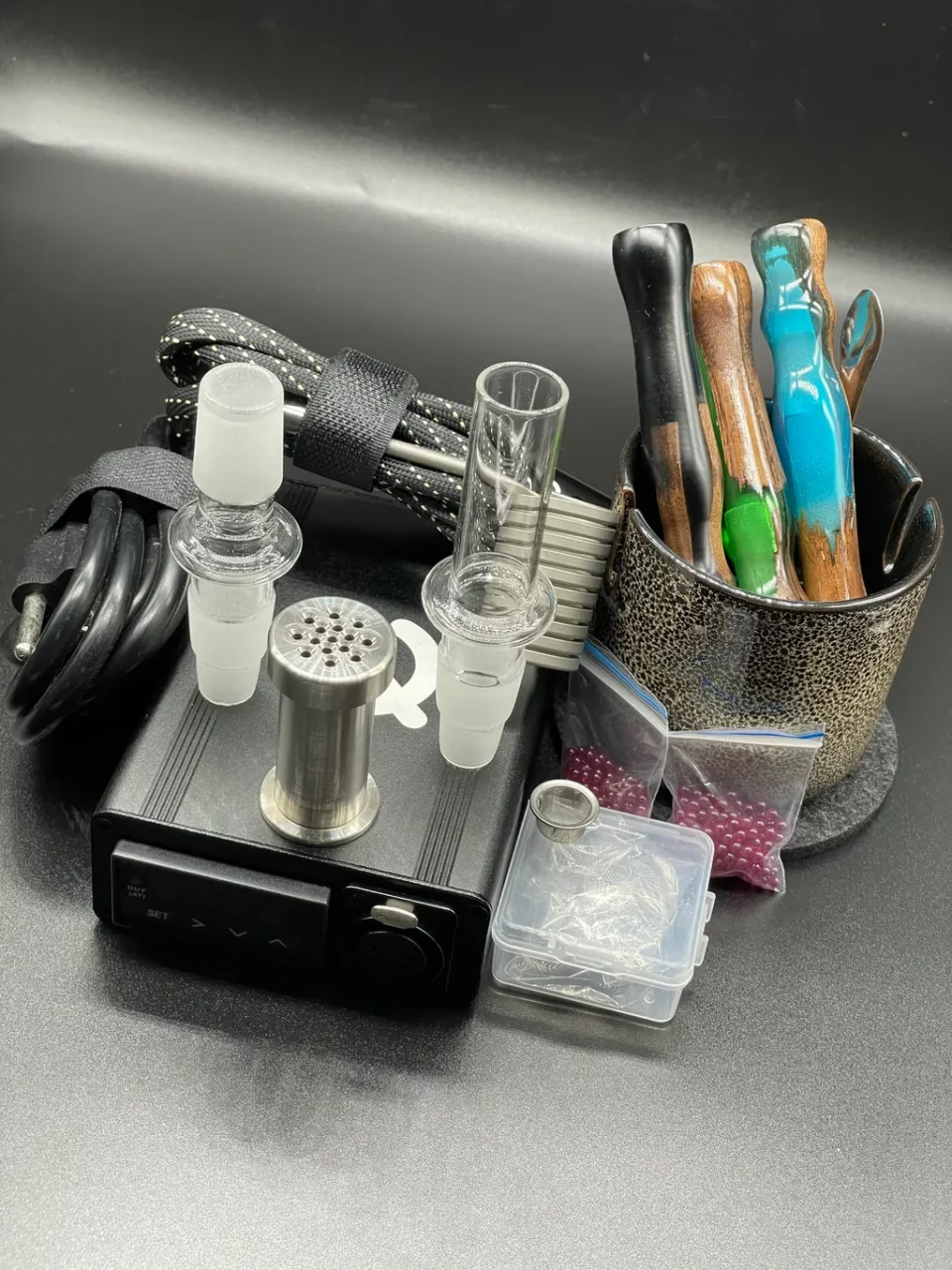 Taroma 360 Vape – Ball Vape + Titanium Bowl + Case - Image 2