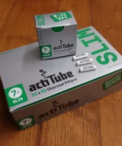 actiTube (Tune) Aktivkohlefilter Slim, Karton 10 x 50st.