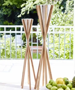 Fackel Edzard TARENT mit Kerzenfüllung Höhe 101 | 125 cm