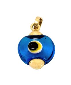 Nazar Auge „Evil Eye“ Anhänger 14kt 585 Gold