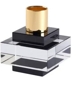 Kerzenständer Kristallglas DIOPTRICS GiftCompany eckig