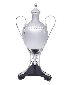 Einzigartiger Samowar Dröppelminna aus Silber – Klassizismus