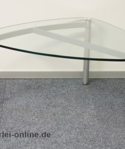 Rolf Benz Glas-Tisch | Couchtisch mit Glasplatte | Designmöbel Anstelltisch