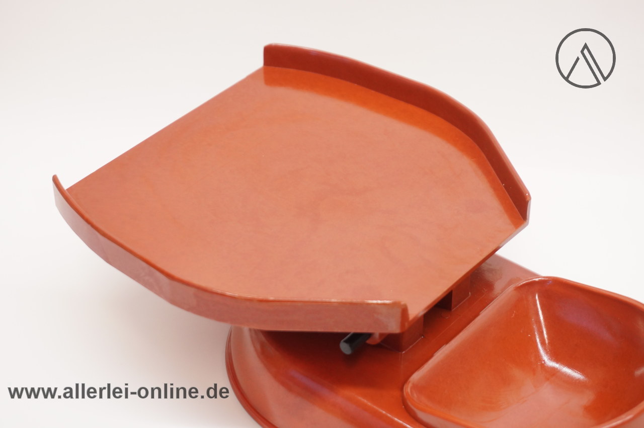 Helit Bakelit Zahlteller | Bakelit-Kipp-Zahlteller ,rot | Vintage Bakelit - Image 5