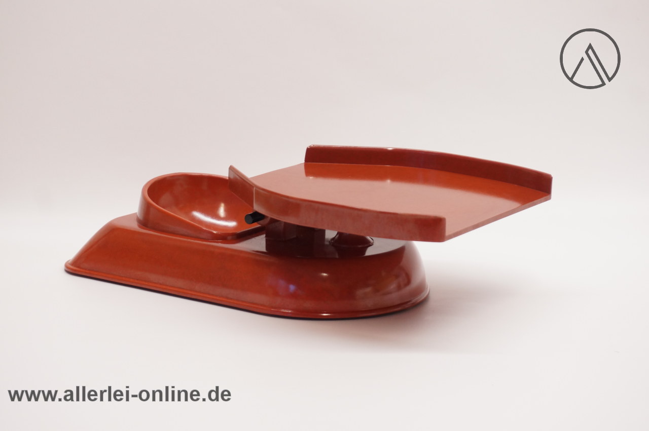 Helit Bakelit Zahlteller | Bakelit-Kipp-Zahlteller ,rot | Vintage Bakelit - Image 2