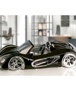 Schreibtisch Deko CABRIO Casablanca schwarz/silber L 31,5 cm