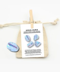 Aqua Aura (Angel Aura) Trommelstein