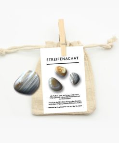 Streifenachat Trommelstein
